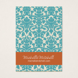 Earring Holder | AFFÄRSKORT | Duo Blue Rust Visitkort