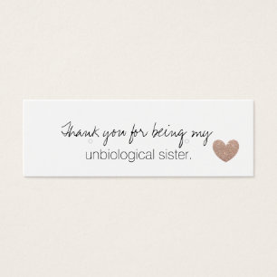 Earring Holder/ Tack - UnbiologicalSisterFab R Litet Visitkort