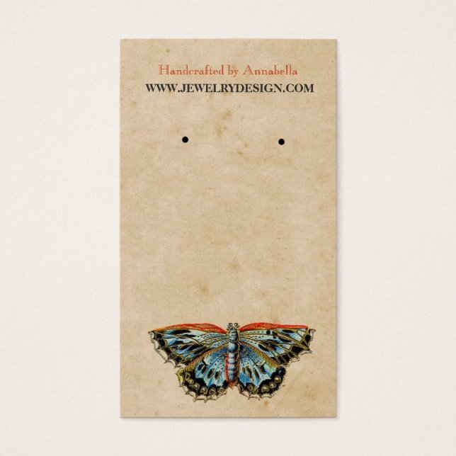 Earring Holder Visitkort (Framsidan)