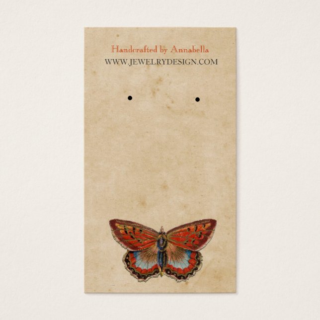 Earring Holder Visitkort (Framsidan)