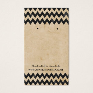 Earring Holder Visitkort