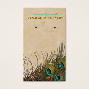 Earring Holder Visitkort