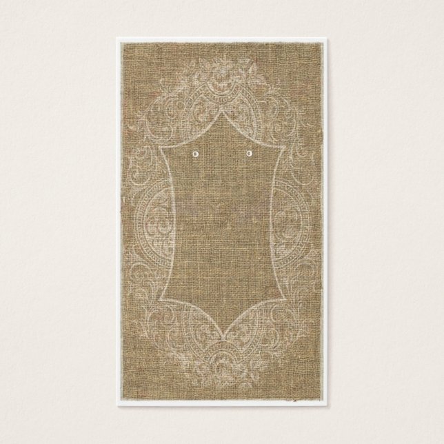 Earring Holder Visitkort (Framsidan)