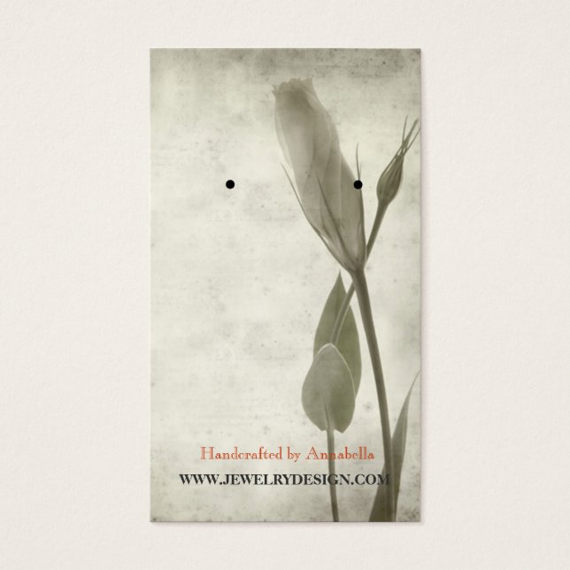 Earring Holder Visitkort (Framsidan)