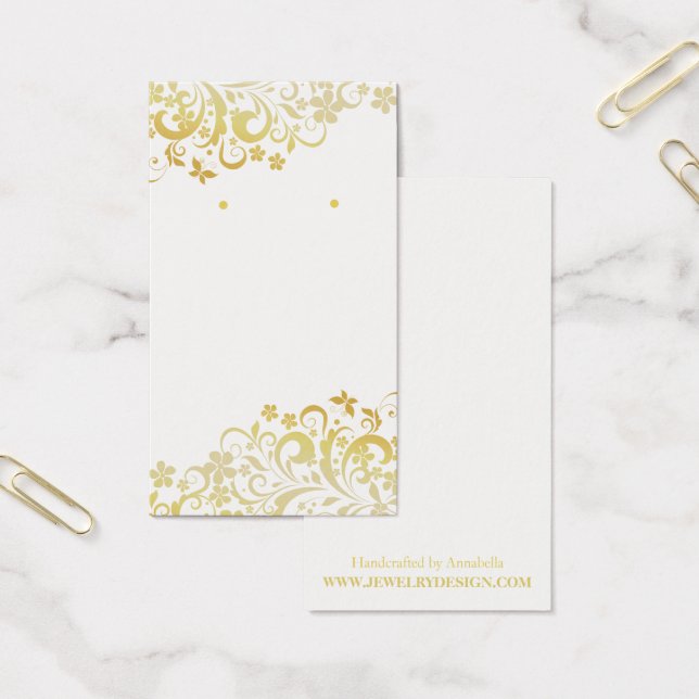 Earring Holder Visitkort (Kontor)