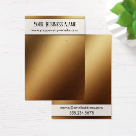 Earring Innehavare av Visning för utjämnat gulfena Visitkort