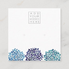 Earrings Backing Cards Add Your Own Logo Fyrkantigt Visitkort