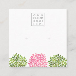 Earrings Backing Cards Add Your Own Logo Fyrkantigt Visitkort