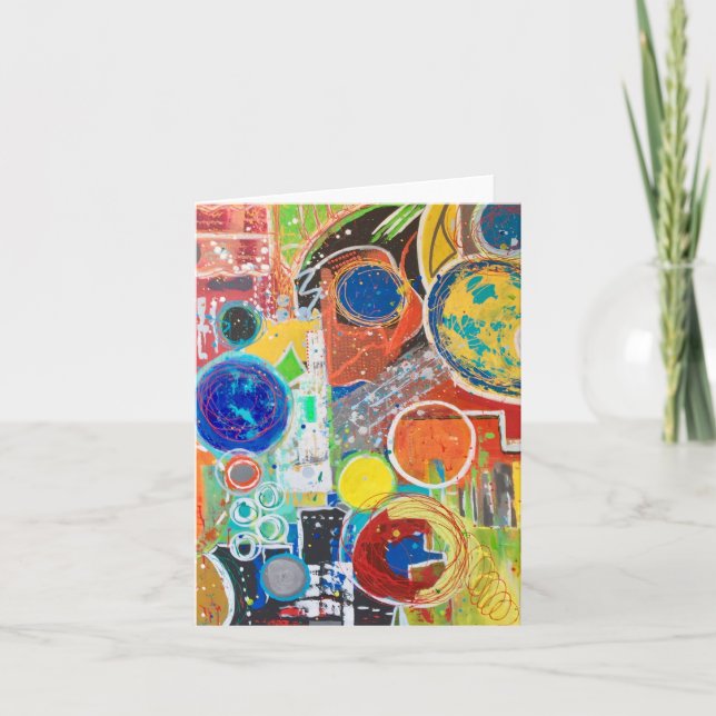 Earth 360 Blank Notecard Kort (Framsida)