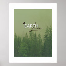 Earth älskare Print, Poster Pappert värde (projekt