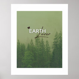 Earth älskare Print, Poster Pappert värde (projekt