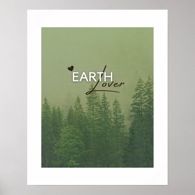 Earth älskare Print, Poster Pappert värde (projekt (Framsidan)