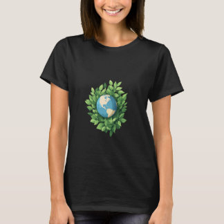 Earth And Leaf Eco-Friendly Nature T Shirt