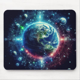 Earth and Planets Outer Space Mousepad Musmatta