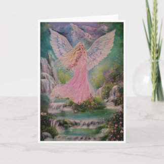 Earth angel greeting card kort