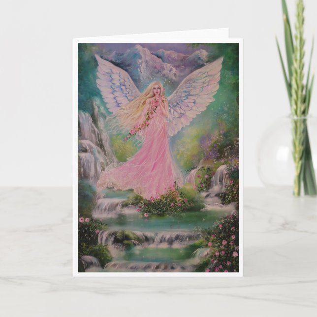 Earth angel greeting card kort (Framsida)