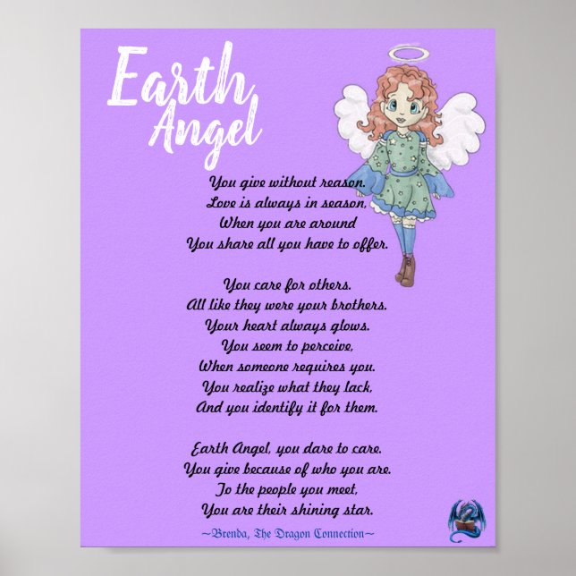 Earth Angel Poster (Framsidan)
