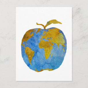 Earth Apple Vykort
