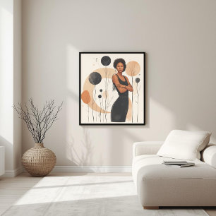 Earth Balance – Feminina Botaniska Geometrier II Poster