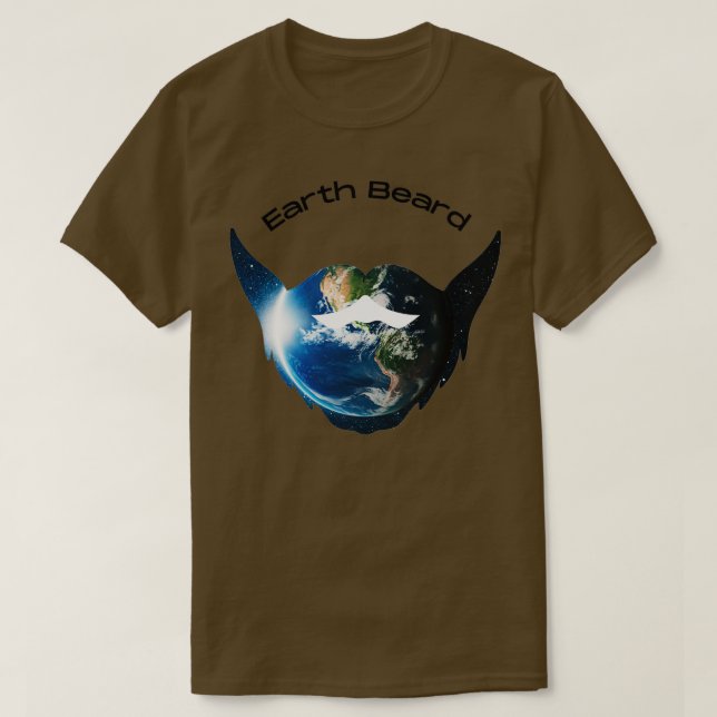 Earth Beard T Shirt (Design framsida)