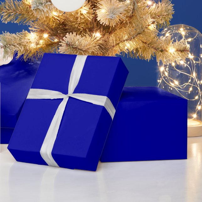 Earth Blue Glossy Wrapping Papper Presentpapper (Helgdagar)