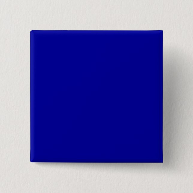 Earth Blue Square Pin-back-knapp Knapp (Framsida)