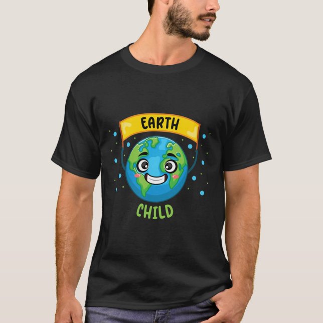 Earth Child Spara Planet Teacher Science Climate C T Shirt (Framsida)
