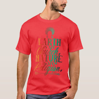Earth Church Nature Religion Proud Native American T Shirt