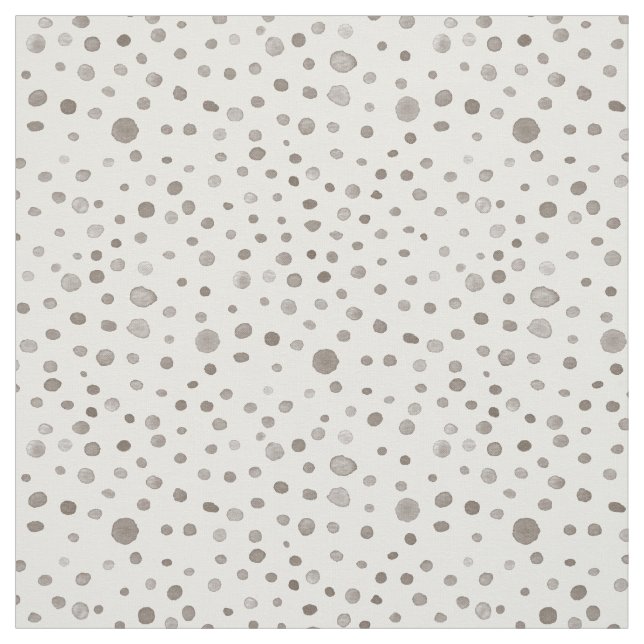 Earth Confetti Watercolor Dots Fabric Tyg (Provkarta)