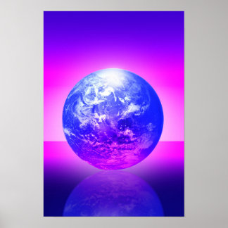 Earth Crystal Ball Print, Value Poster Pape