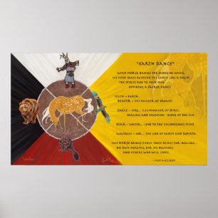 Earth Dance av Kim McElroy Poster