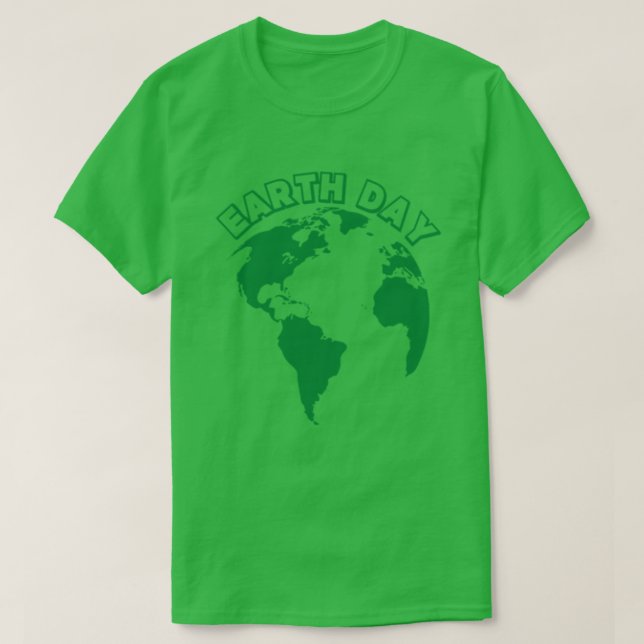 Earth Day 0 Restore Earth Natature Planet Cute Ear T Shirt (Design framsida)