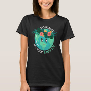 Earth Day 2022 Restore Earth Nature Planet Cute Ea T Shirt