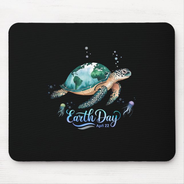 Earth Day 2025 Restore Earth Sea Turtle För barn M Musmatta (Framsidan)