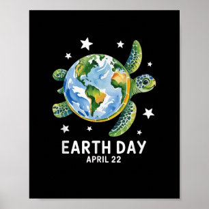 Earth Day 2025 Restore Earth Sea Turtle Spara The Poster