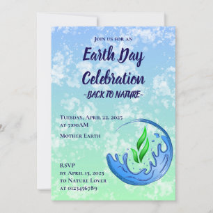 Earth Day 2025: Vår kraftfulla planetVapensköld Inbjudningar