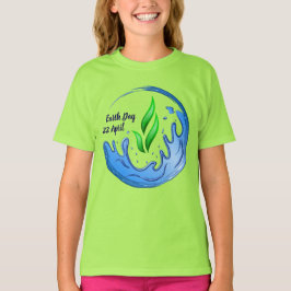 Earth Day 2025: Vår kraftfulla planetVapensköld T Shirt