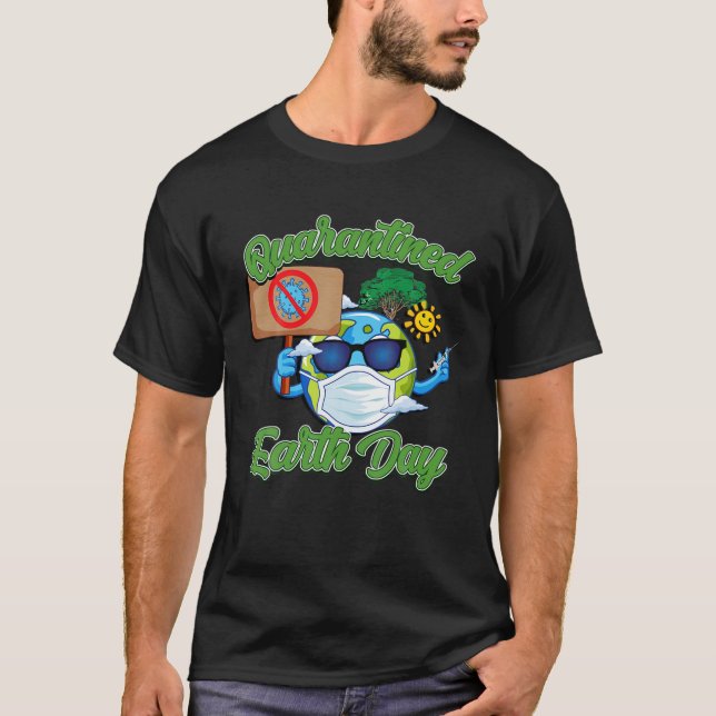 Earth Day April 22 - Cool Earth T Shirt (Framsida)