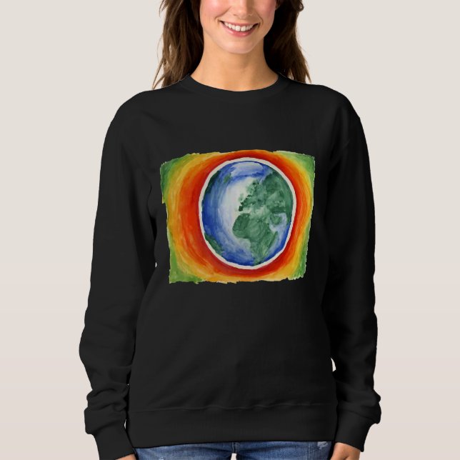 Earth Day Art T Shirt (Framsida)
