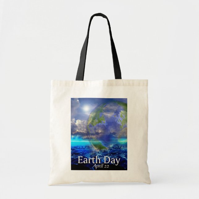 Earth Day Bag Tygkasse (Framsidan)