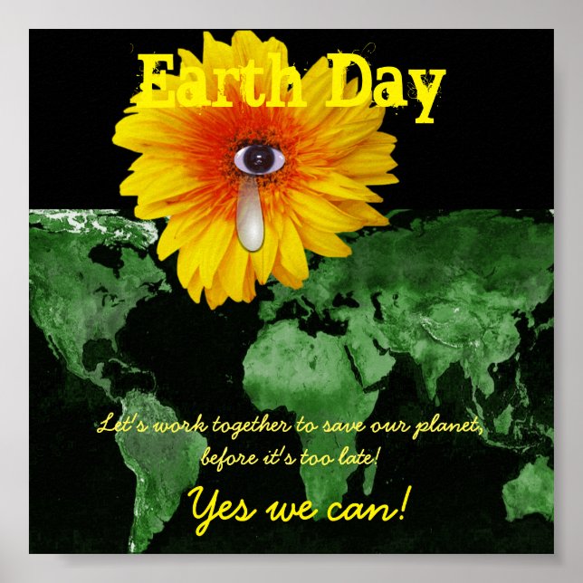 Earth Day Bild Poster (Framsidan)