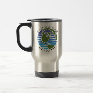 Earth Day Blue Grönt Globe Karta Planet Resemugg