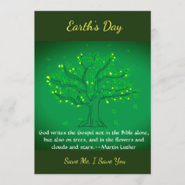 Earth Day Card Kort