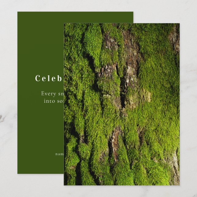 Earth Day Celebration, Editable Text (Fram/baksida)