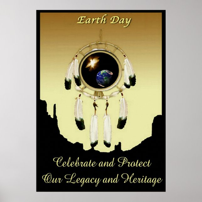 Earth Day Dreamcatcher POSTER (Framsidan)