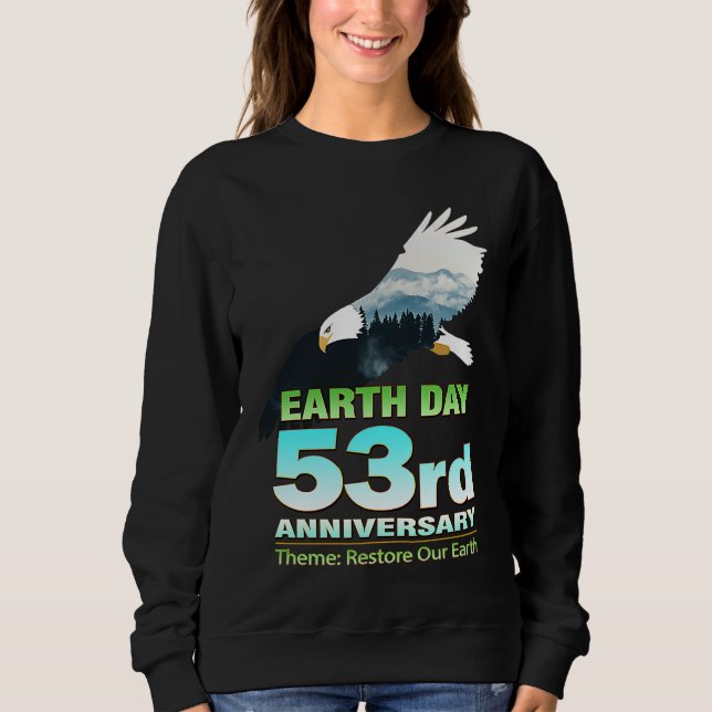Earth Day Eco Friendly Apparel for Pro Environment T Shirt (Framsida)