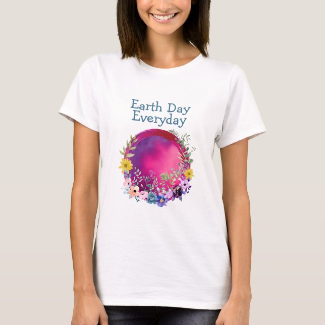 Earth Day Everaily T-Shirt (Framsida)