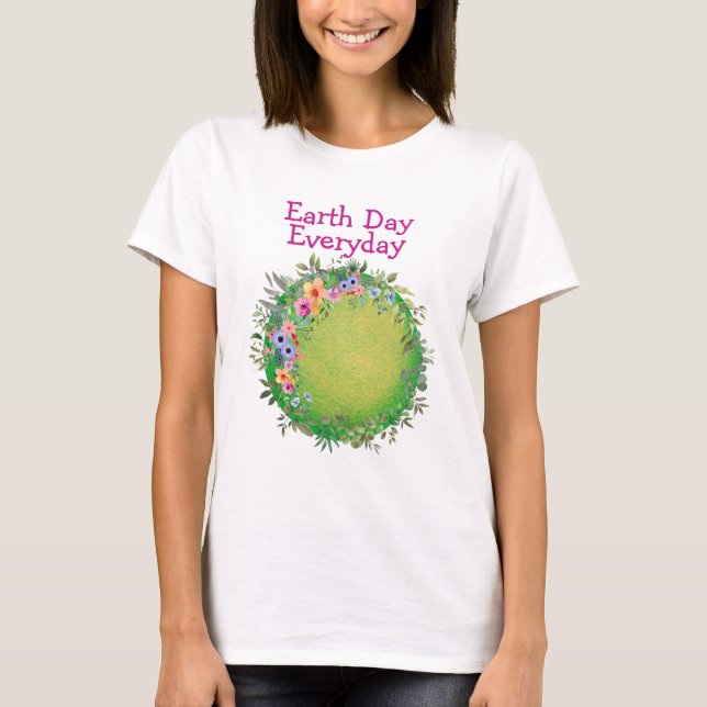 Earth Day Everaily T-Shirt (Framsida)