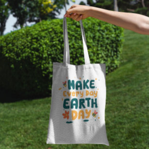 Earth Day Everaily Tote Bag Tygkasse