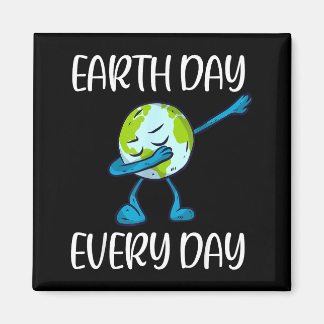 Earth Day Every Day Dabbing Earth Day 2020 Save Th Magnet (Framsidan)
